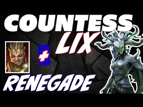 Countess Lix showcase w/ Renegade cycling those cooldowns Raid Shadow Legends