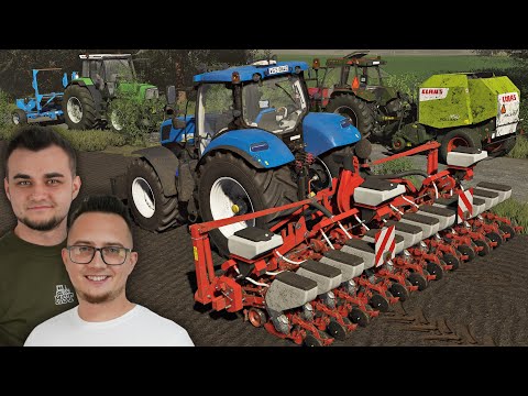 Sąsiedzkie siewy kukurydzy! "Po Sąsiedzku"#228 [S5] FS22😍Soja i sianokiszonka! ❤MST