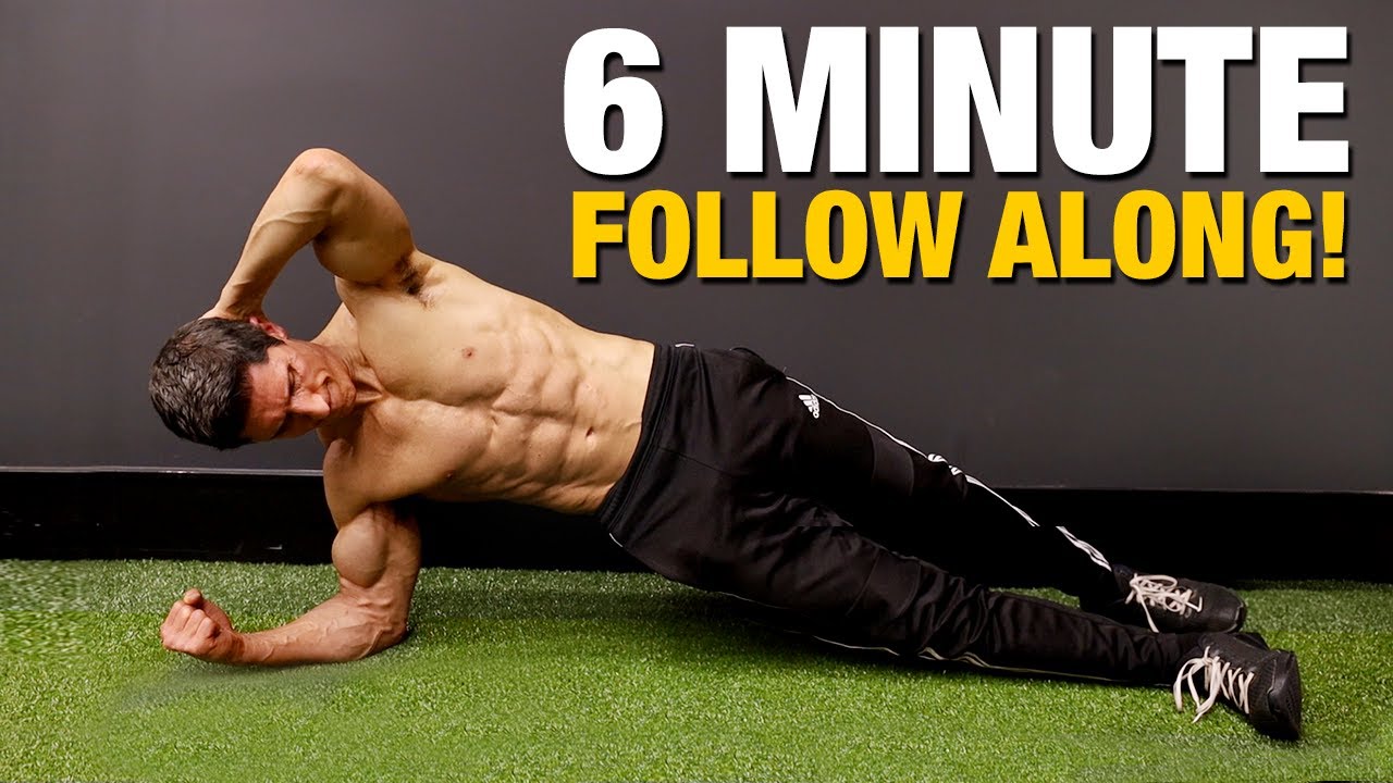 6 Pack Abs Workout - Just 6 Minutes! (FOLLOW ALONG)