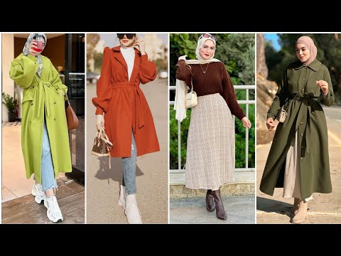 موضة شتاء 2025 للمحجبات| تنسيقات رائعة انيقة وعملية |جديد أزياء نسائية لشتاء|hijab style new simple