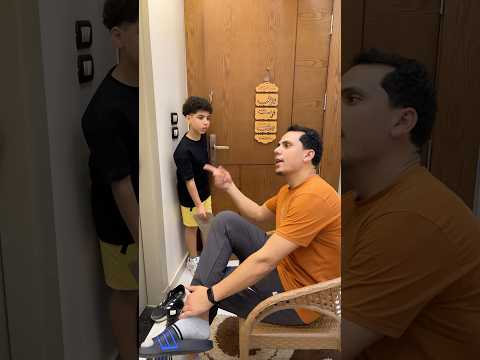 لما تستنى ابنك ورا باب 🚪 الشقة وهوجو من الامتحانات 😱😂🤷♂️👍