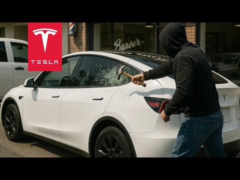 INSANE TESLA ATTACK CAUGHT ON SENTRY MODE