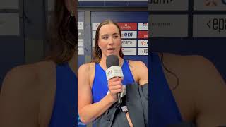 ROZHOVOR| Barbora Janíčková po semifinále 100m VZ ME Paříž #1w1t #swimming #sports #czech #paris