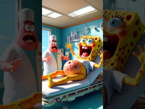 Sponge Bob giving birth Patrick #spongebob #patrick #squidward #funny #shorts