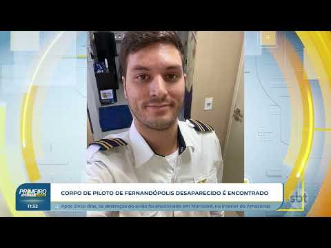 Corpo de piloto de avião, de Fernandópolis, é encontrado no interior do Amazonas