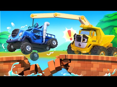 London Bridge is Falling Down | Safety Rules | Nursery Rhymes & Kids Songs | BabyBus - Cars World