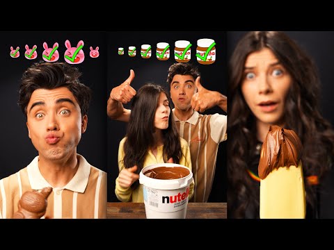 Small & Giant Nutella Chocolate Ice Cream Challenge | McBang ASMR Full Eating Show