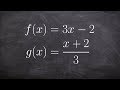 Verifying Inverse Functions and Compositions