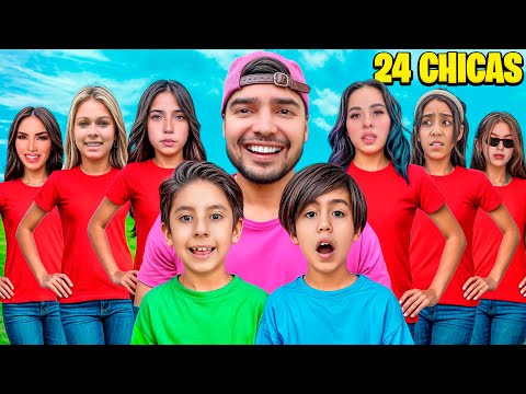 24 NIÑERAS en 24 HORAS con los NIÑOS !!