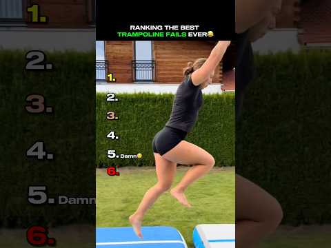 Ranking The Best Trampoline Fails Ever 😂😂😂
