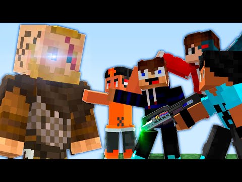 ASSIM VAMOS DERROTAR OS CAÇADORES DE DRAGÃO no MINECRAFT