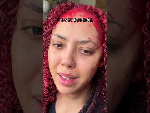 the results are giving me an identity crisis🥲(Pt 3) #redhair #hairwax #coloringmyhair #hairproblems