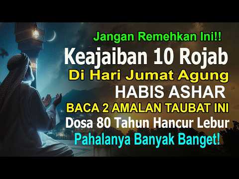 HARI JUMAT HABIS ASHAR BACA ISTIGHFAR - SOLAWAT INI DOSA HAMPIR 100 TAHUN BISA BERSIH DIAMPUNI ALLAH