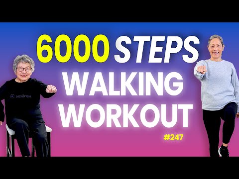 6000 Steps at Home | Low-Impact Walking Workout for Everyone