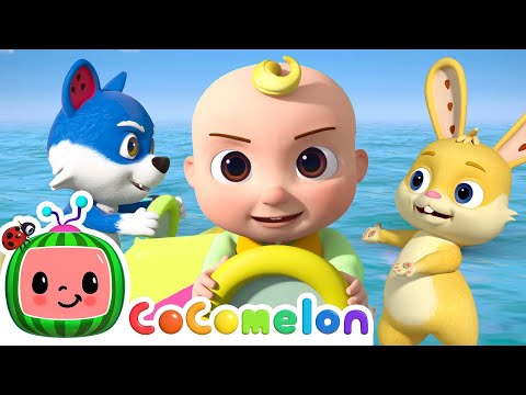 Balloon Boat Challenge! 🎈⛵ | Learn with CoComelon Animals | Race Song for Kids