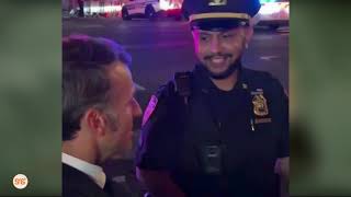 Msafara wa Macron wasimamishwa kupisha msafara wa Trump New York, alazimika kutembea kwa mguu