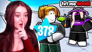 I Pretended to be a NOOB in Roblox Rivals..