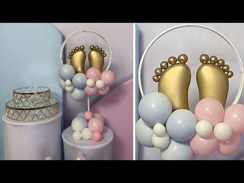 How To Make Balloon Feet Decoration