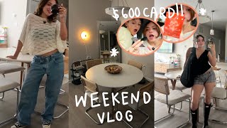 weekend vlog: 4th grade prep, home finds + a crazy win