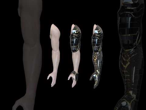 Winter Soldier Vibranium Arm (Elegoo Jupiter SE Printer, Resione Resin, Revopoint Miraco 3D Scanner)