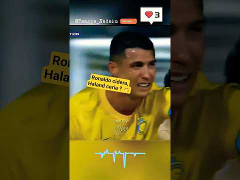 Ronaldo cidera , haland ceria ? #football #shorts