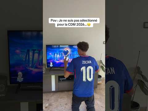 Je ne suis pas sélectionné pour la coupe du monde 2026 #fyp #foot #football #scenario #humour