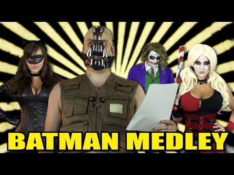 Batman Medley! - Harley Quinn Vs Joker vs Cat Woman, & Batman! Family Friendly | Screen Team