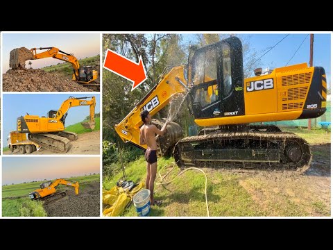 Finally JCB कंपनी ने गलती मान ली Changing FIP & Nozzles JCB 205 Excavator washing at Home