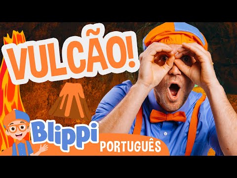 Blippi Explora um Vulcão! | Blippi em Português | Vídeos Educativos para Crianças