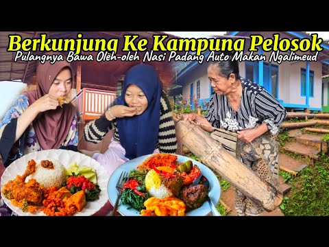 TENANGNYA HIDUP DI DESA | Pulang Ngaprak Bawa Oleh-oleh Nasi Padang Auto Makan Ngalimeud