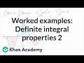 Definite Integrals and Their Properties