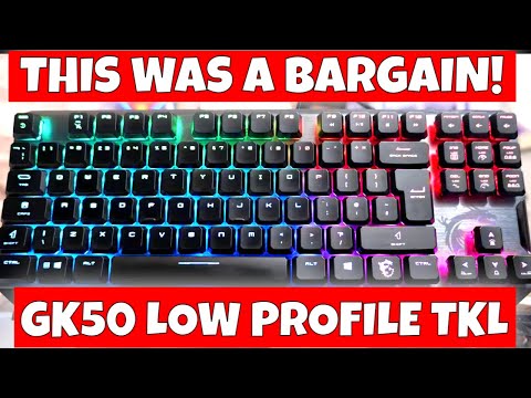 MSI Vigor GK50 Low Profile TKL Gaming Keyboard Review