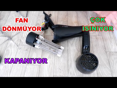 Saç Kurutma Makinesi Fanı Neden Dönmez?