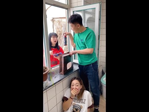 Perform a magic trick for mom!#funny #familyfun #shorts