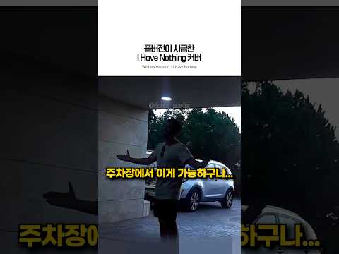 미쳤다 진짜ㄷㄷ (출처-@grayybirrd) #cover #pop #whitneyhouston #ihavenothing #live
