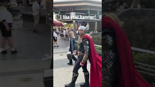 Thor’s hammer is pretty legit! #thor #marvel #disney