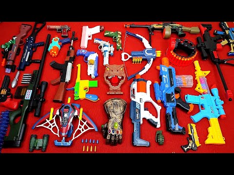 Collecting 7 Sniper Rifles and AK47 Guns Super Machine Gun Air Gun Arrow Gun Water Gun Sword Shotgun