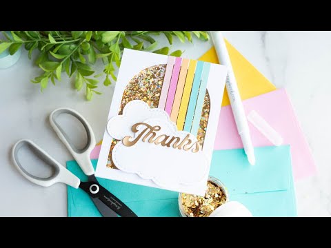 What You NEED to Know About Shimmer Flakes! Cardmaking Techniques with Glitter! | Scrapbook.com