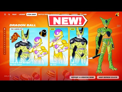 How to get NEW FRIEZA & CELL SKIN BUNDLE for FREE in Fortnite (DRAGON BALL Z)