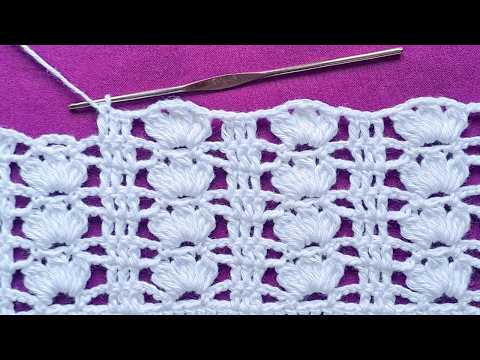 Puntada para Manta de Bebé a Ganchillo/Crochet Video Tutorial/Baby Blanket Crochet Pattern/Tejer
