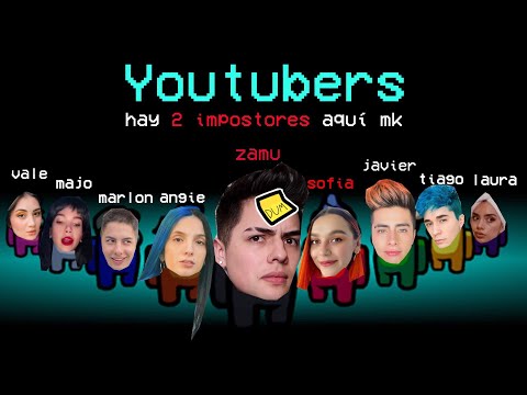 JUGANDO AMONG US CON YOUTUBERS *épico*