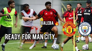 MAN UNITED VS MAN CITY | CARLOS BALEBA, AMAD DIALLO, TIELEMANS, LUKE SHAW, URGATE, MOUNT, BRUNO, 