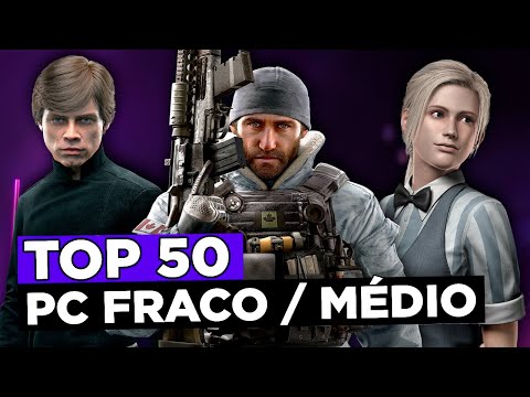 TOP 50 os Melhores Jogos Leves Para  PC FRACO / MÉDIO ( 2025 )