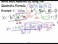 Quadratic Equations and Expressions