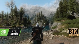 Here is The Witcher 3 in 8K with Reshade Ray Tracing & over 100 mods