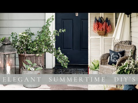 5 Elegant Summer DIY's for Outdoor Entertaining