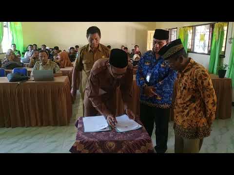 Sertijab Kepala sekolah SMAN 1 Lembar