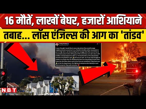 Los Angeles Wildfire: America की आग में अब तक गई 16 जान, Preity Zinta ने किया भावुक पोस्ट | NBT