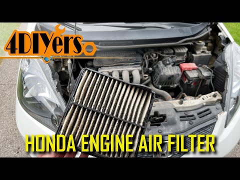 How to Change the Engine Air Filter on a Honda Fit 2015-2020