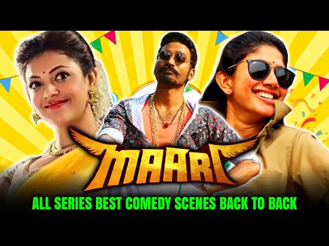 Maari All Series Best Comedy Scenes Back To Back | Dhanush, Kajal Aggarwal, Sai Pallavi